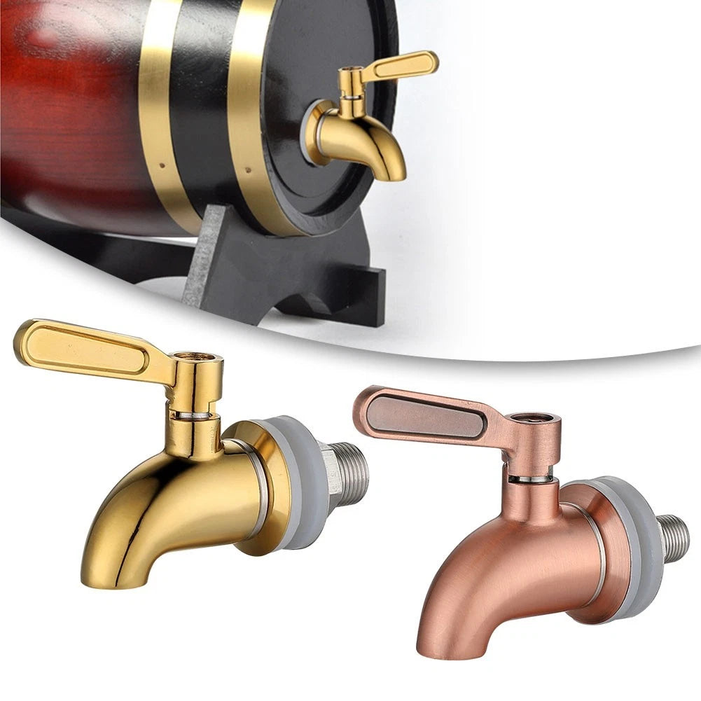Stainless Steel Faucet for Wine and Beer Dispensing