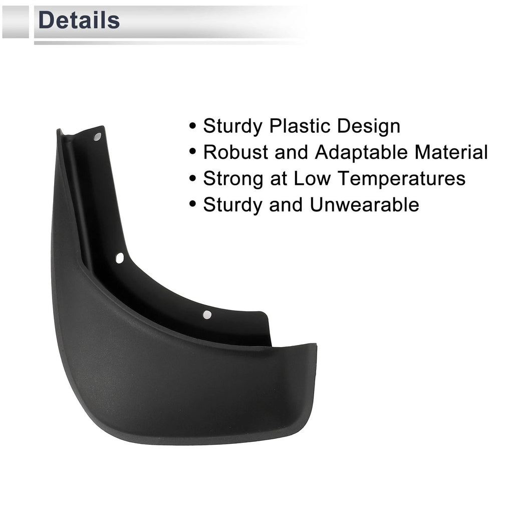 Set of 2 Mud Flaps Splash Guards for Volvo XC60 (2014–2017)
