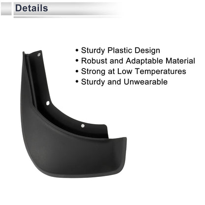 Set of 2 Mud Flaps Splash Guards for Volvo XC60 (2014–2017)
