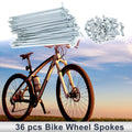 Bicycle Spokes Nipple Set 92mm for 12G Steel Carbon Galvanized (1 Pair)