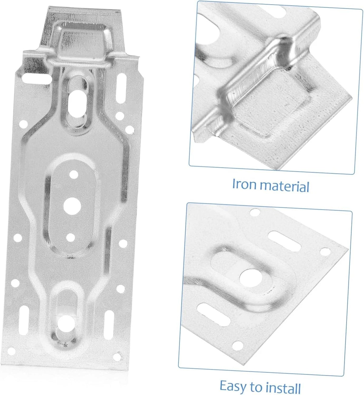 Air Conditioner Bracket Wall Mount Pair Strong Load Bearing (20.3 cm x 7.2 cm)