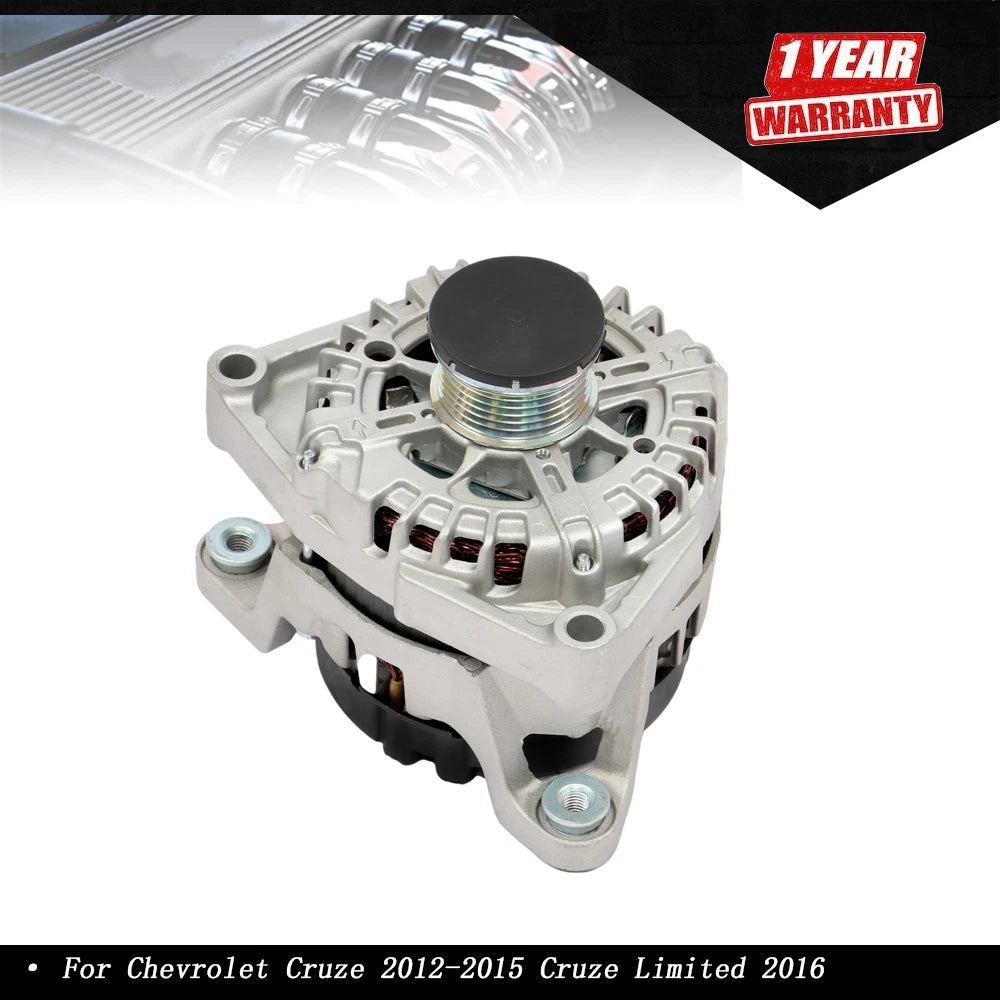 130Amp Alternator for Chevrolet Cruze (2012–2016) L4 1.4L