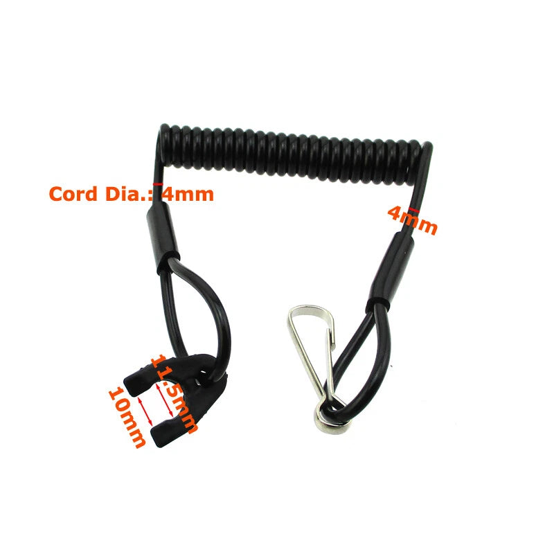 Kill Switch Safety Tether Lanyard for Polaris Arctic Tiger Shark Virage