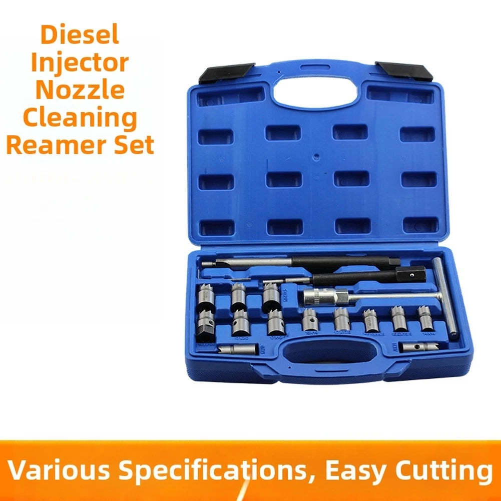Injector Seat Reamer Tool for Common Rail (19mm T Handle, Guide Rods)