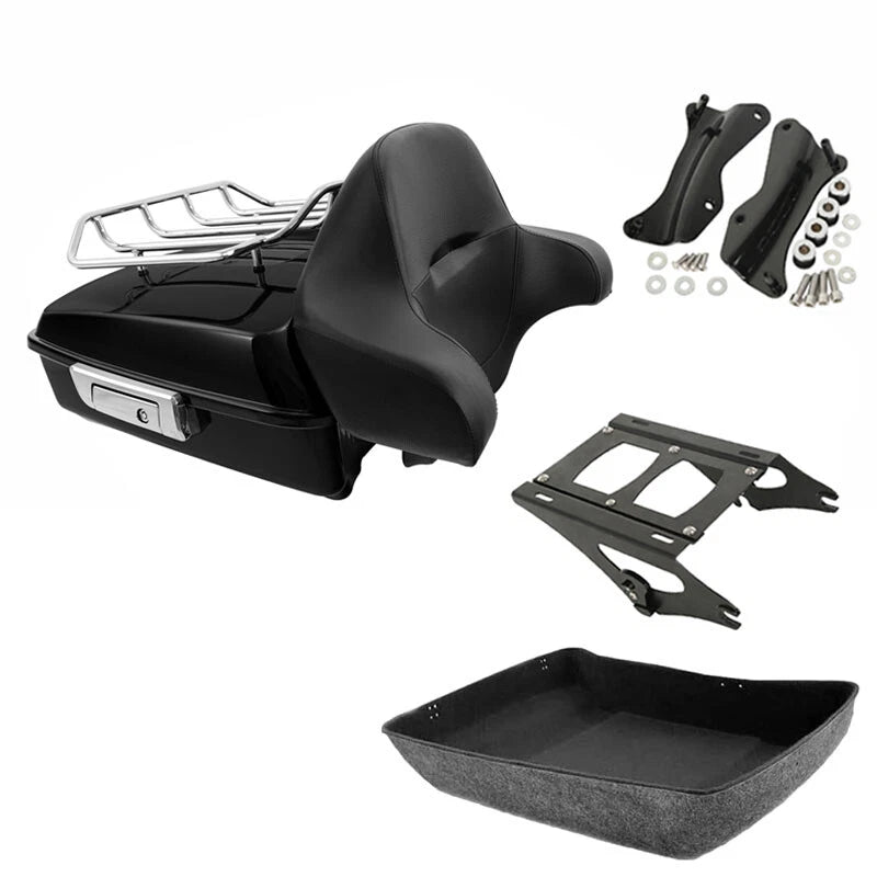 Chopped Trunk Two Up Mount Docking for Harley Touring CVO Road Glide (2014–2026)