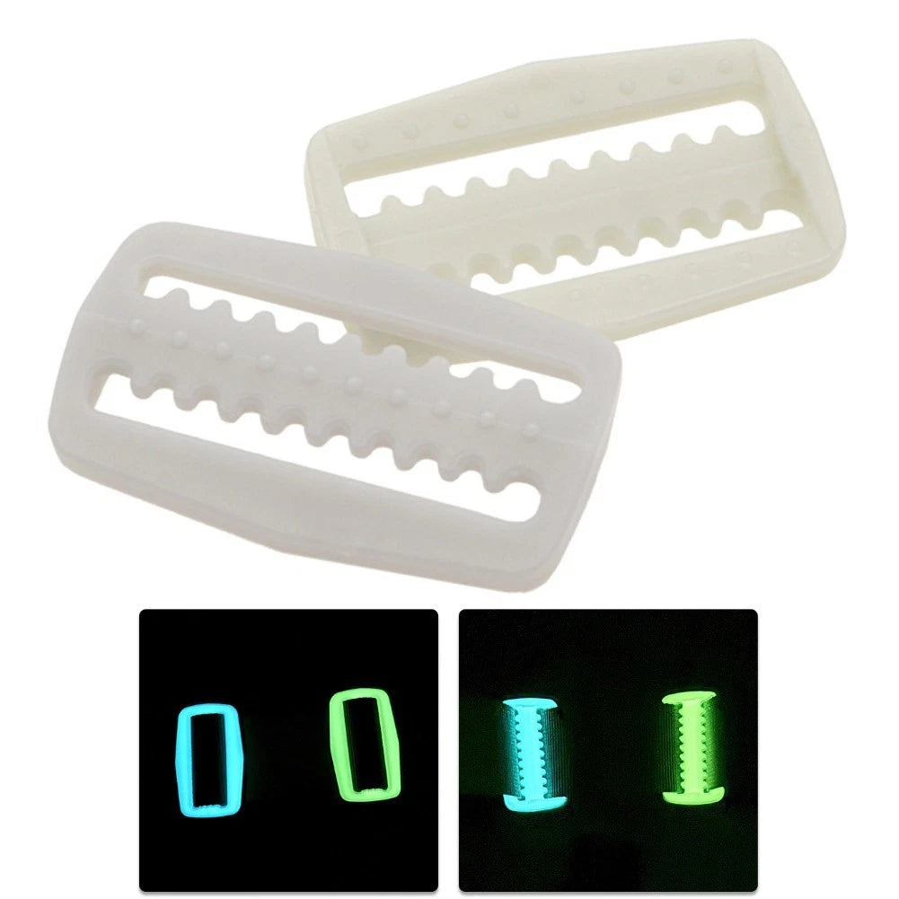 2X Strong Diving Weight Holder with Luminous Backplate for 5cm Nylon Belt