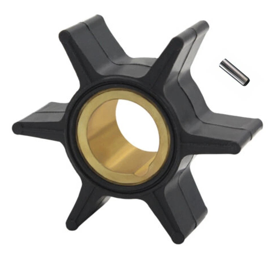 Water Pump Impeller with Key for Johnson Evinrude/OMC BRP 25HP (1980–1990) 18-3052 388702
