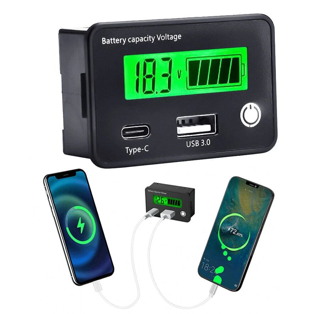 Battery Capacity Voltmeter Tester for Lithium Batteries (2010–2023)