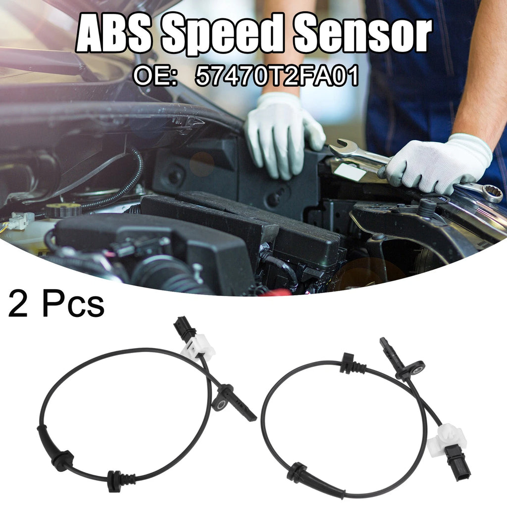 2Pc ABS Wheel Speed Sensor for Honda Accord (2013–2017) No. 57470T2FA01