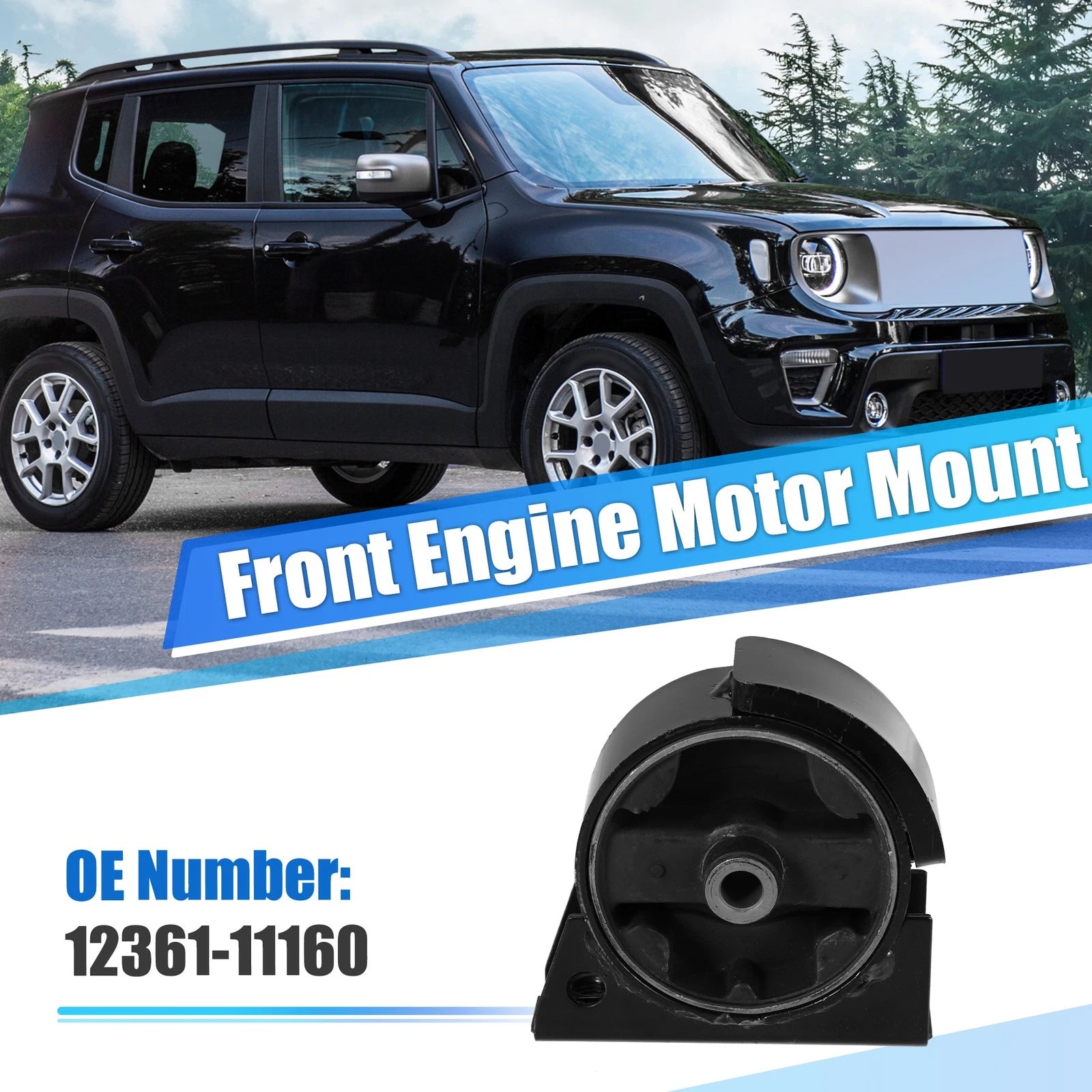 Front Engine Motor Transmission Mount Replacement for Toyota Corolla (1998–2002)