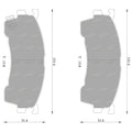 Front Disc Brake Pad Set for Mazda 323 (1998–2003) FP