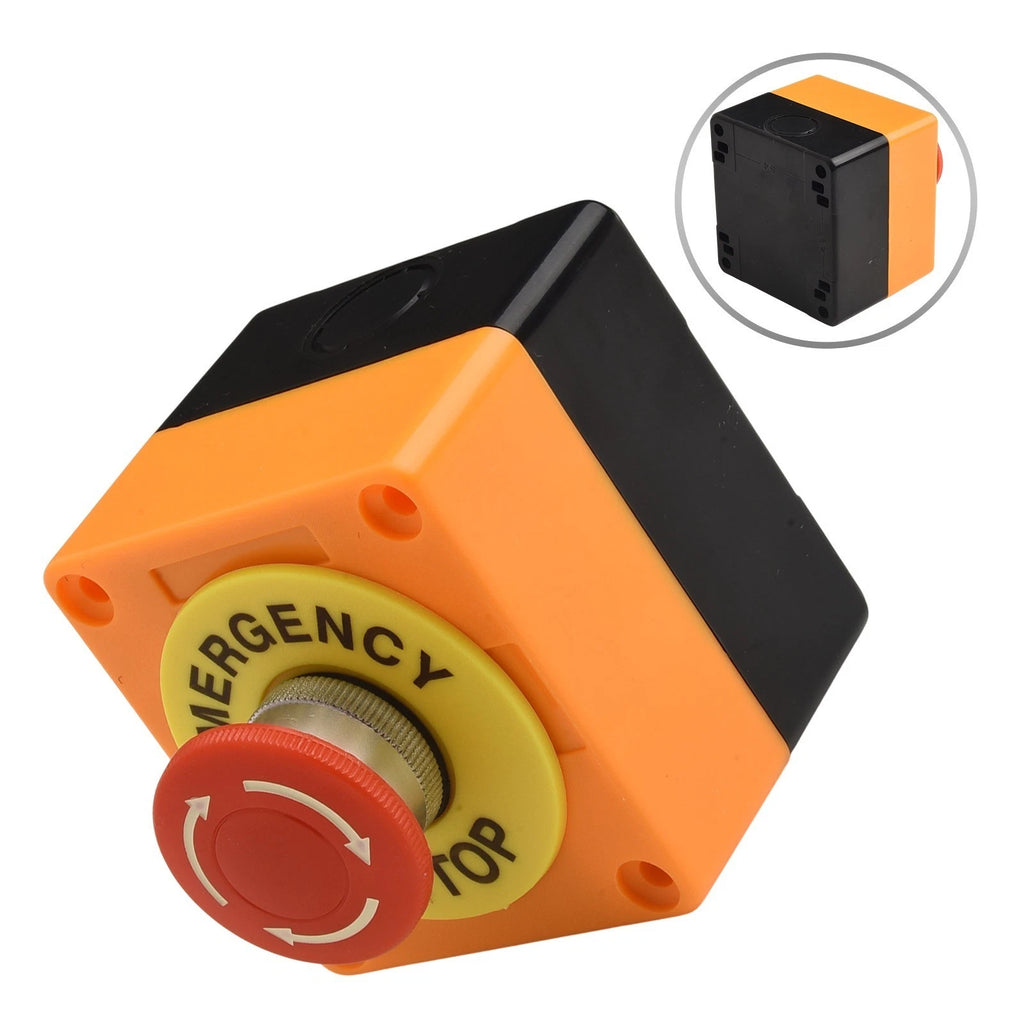 Tool Button Switch Box Control for 660V Mushroom Red (10A)