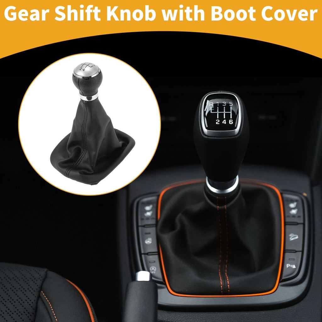 Gear Shifter Knob with Cover Replacement for VW Passat (2005–2010)
