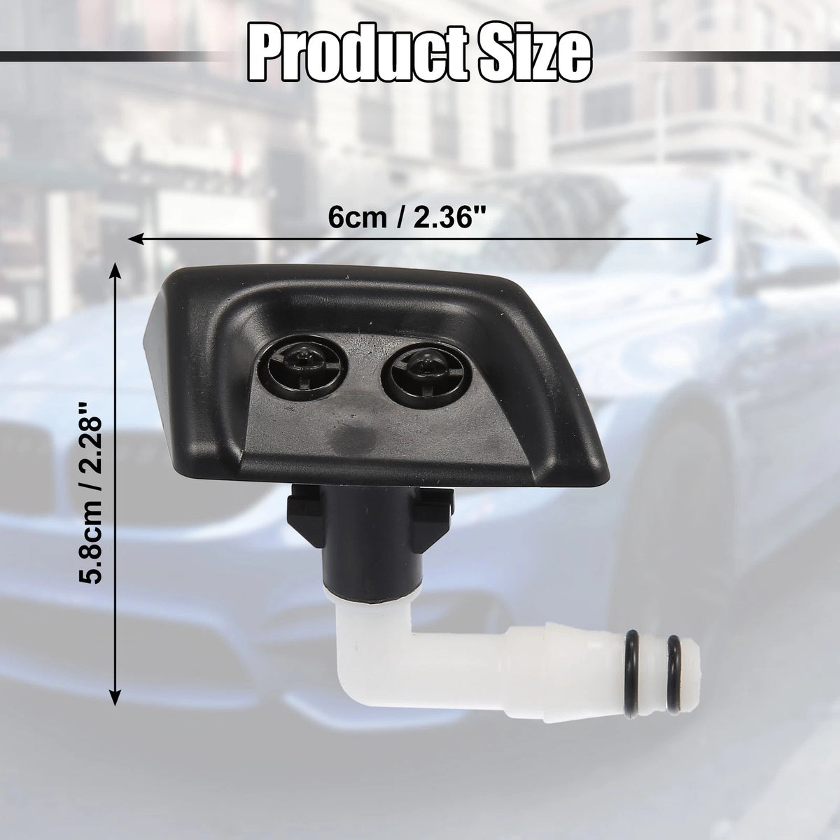 Front Right Headlight Washer Nozzle Jet DNJ500110 for Land Rover Range Rover (2002–2012)