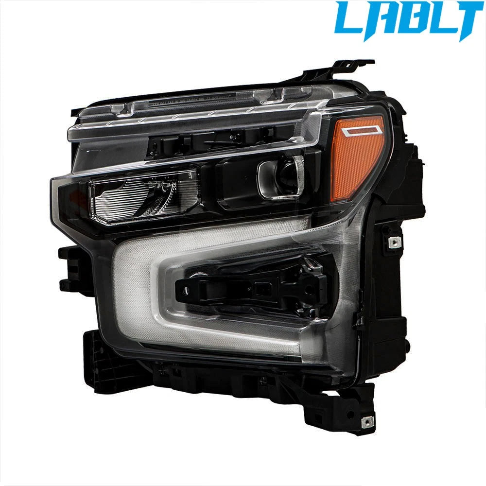 Left Side Headlight LED Black for Chevy Silverado 1500 ZR2 (2022–2024)