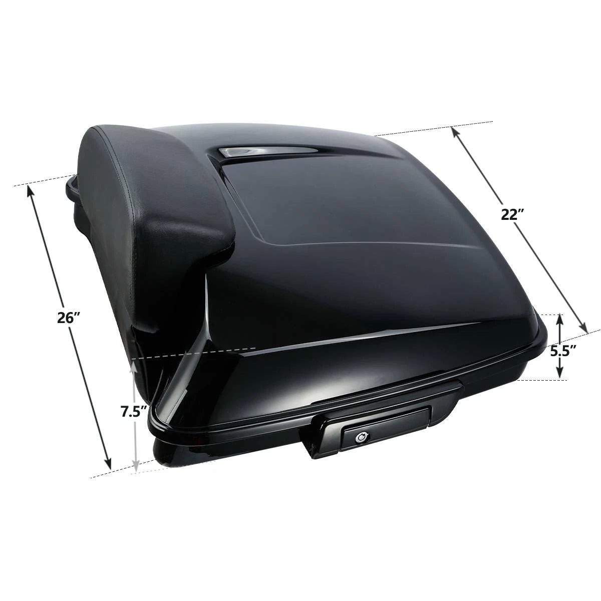 Trunk Backrest Mount Rack Plate for Harley Electra Glide (2014–2026)