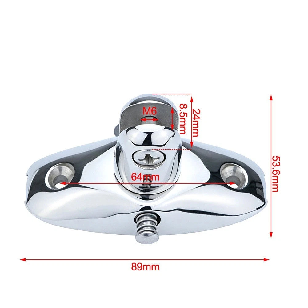 316 SS hinge pin for bimini top and canopy awning applications