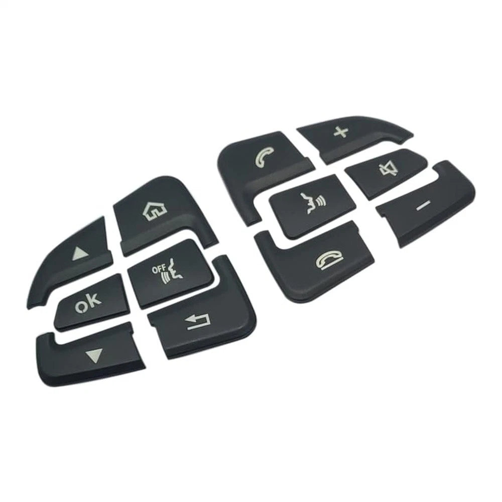 Steering Wheel Button Black Trim for Mercedes Benz GLC C-Class W205 (2015–2018)