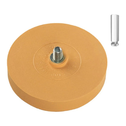 88mm Pneumatic Rubber Wheel for Car Decals Removal with Drill Adapter