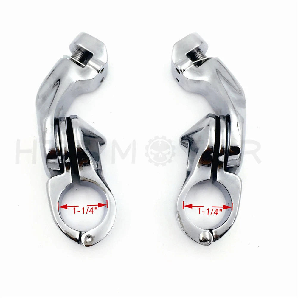 2.5" Short Angled Adjustable Foot Peg Mount Kit for Kawasaki