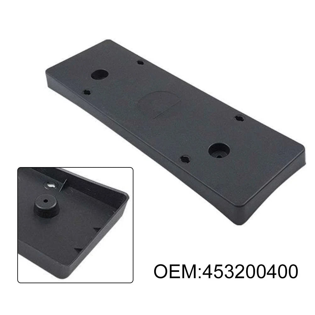 Front Licence Plate Black ABS for Smart 453 (2014–2023)