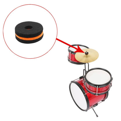 10X Cymbal Foam Felt Pads for Drumming Experience
