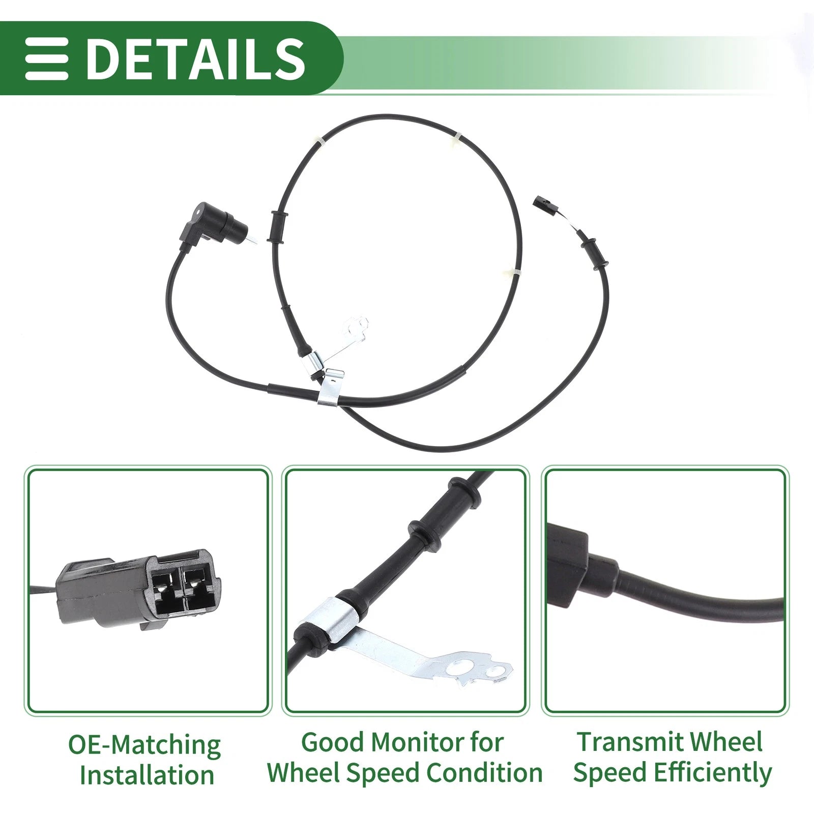 ABS Wheel Speed Sensor No. 5632070H00 for Suzuki Solio (2000–2006)
