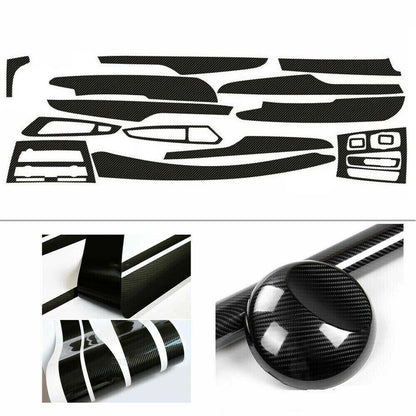 5D Carbon Fiber Pattern Trim Decals for BMW X5 F15 (2008–2018)