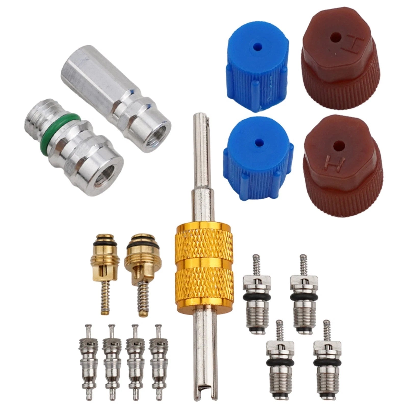 AC Valve Core Kit for Car and Home Air Conditioning Systems