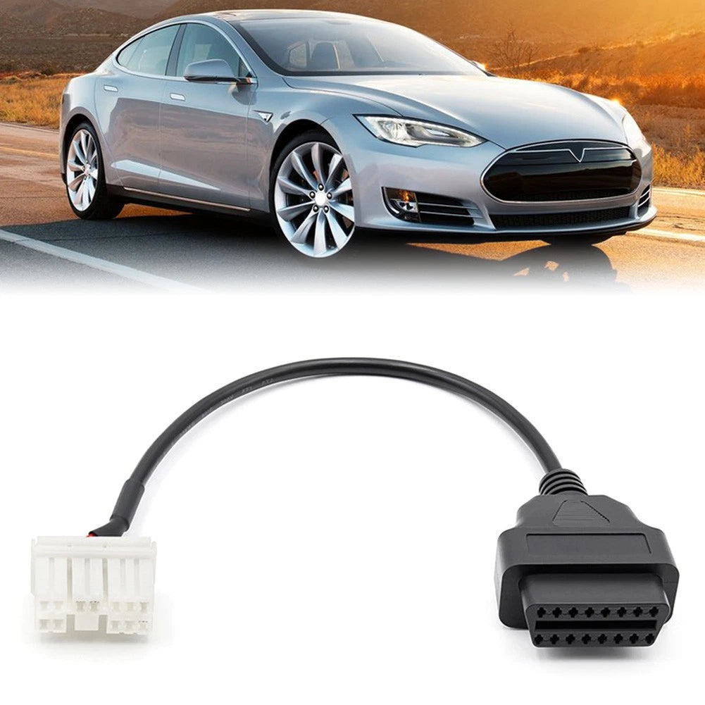 12Pin OBD2 Adapter for Tesla Model S/X (2012–2023) All OBD2 Protocols