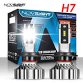 2X H7 50W LED Headlight Conversion Bulbs Kit 6500K for NOVSIGHT
