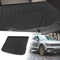 Rear Trunk Mat TPE Flat Cargo Liner for Volkswagen Tiguan (2009–2017)