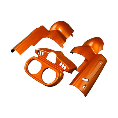 Instrument Housing for Harley Road Glide (2015–2023) Scorched Orange/Black Denim
