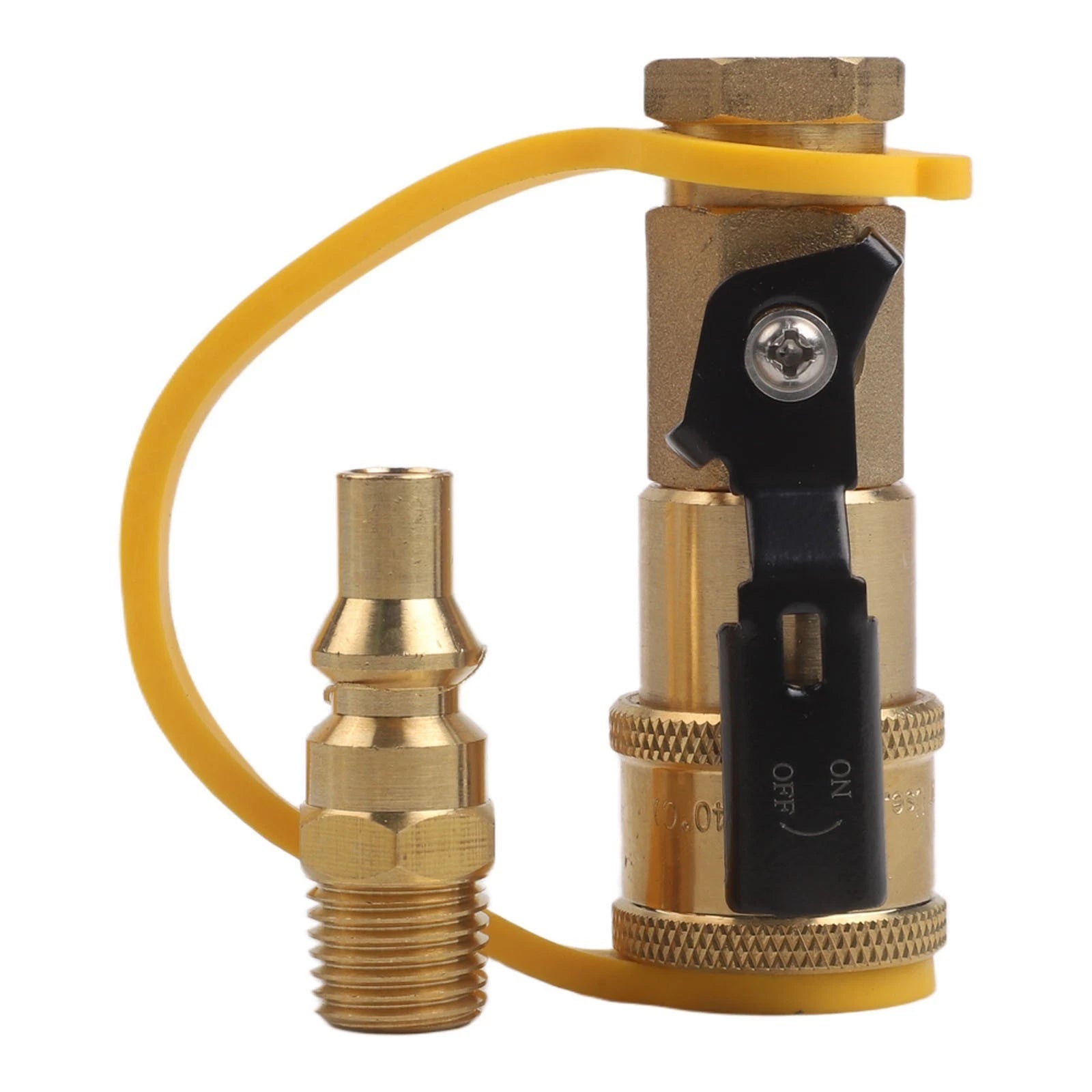 14 Brass Ball Valve Quick Connector for Copper Pipes (Easy Install)