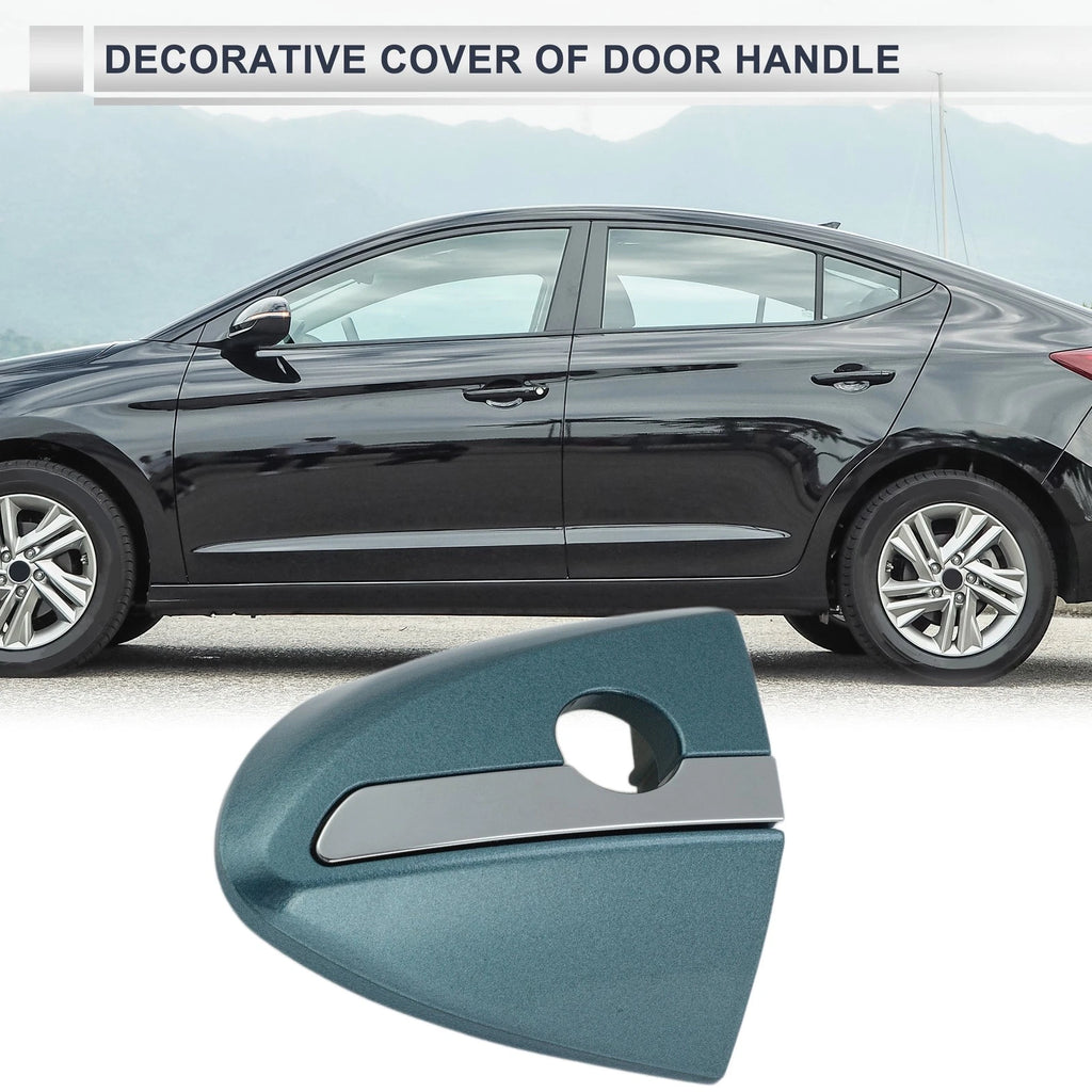 Front Left Door Handle Lock Cylinder Cover Replacement for Toyota Corolla (2014–2018) Blue