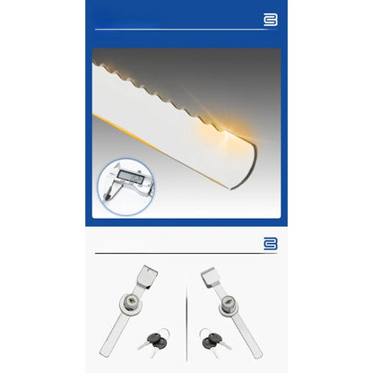 4 Pack Sliding Glass Door Locks for Display Cabinets