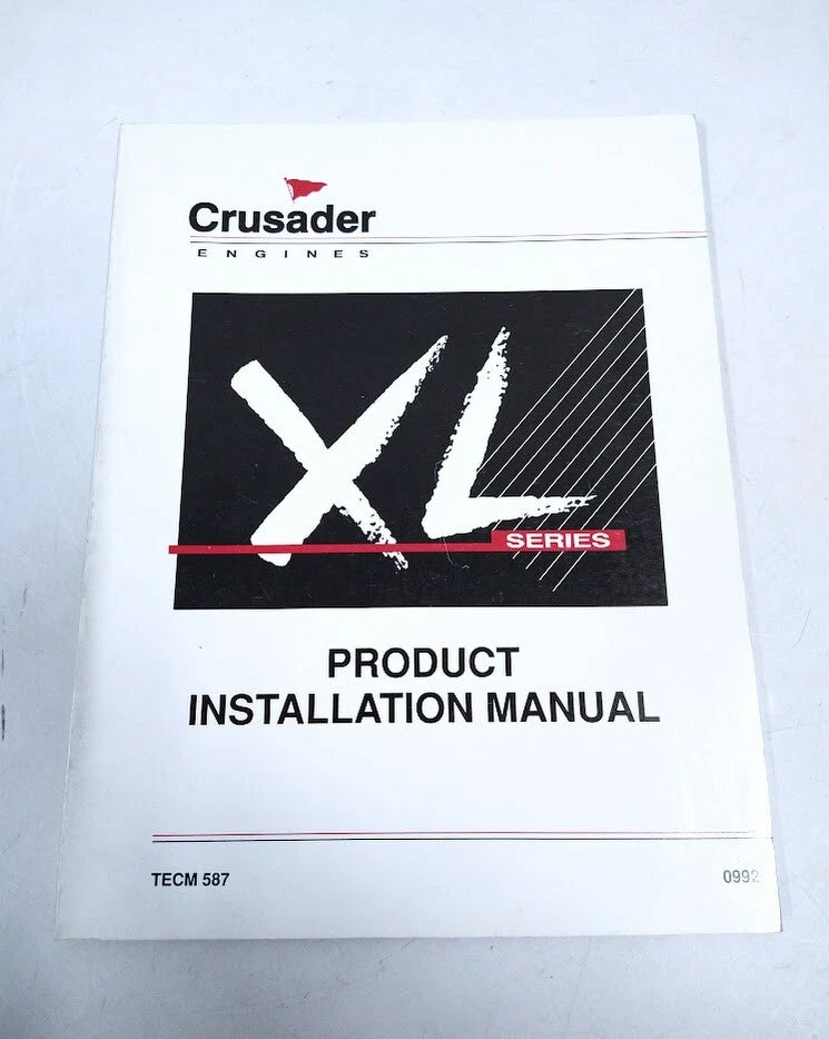 Installation Manual for Crusader Engines TECM587 XL Series