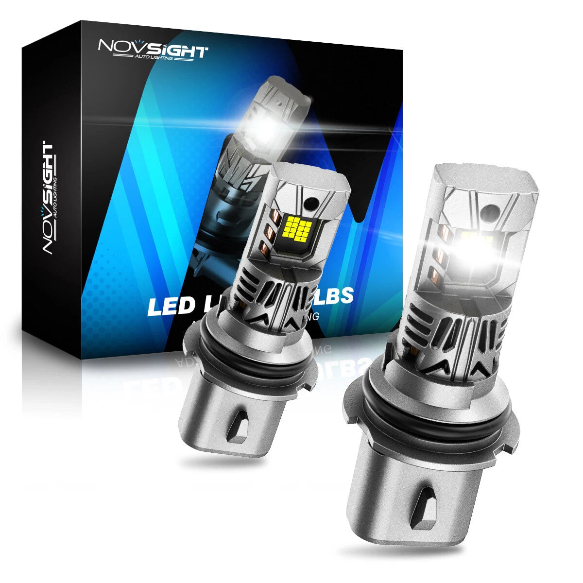 2X NOVSIGHT 9007 HB5 LED Headlight Bulbs for