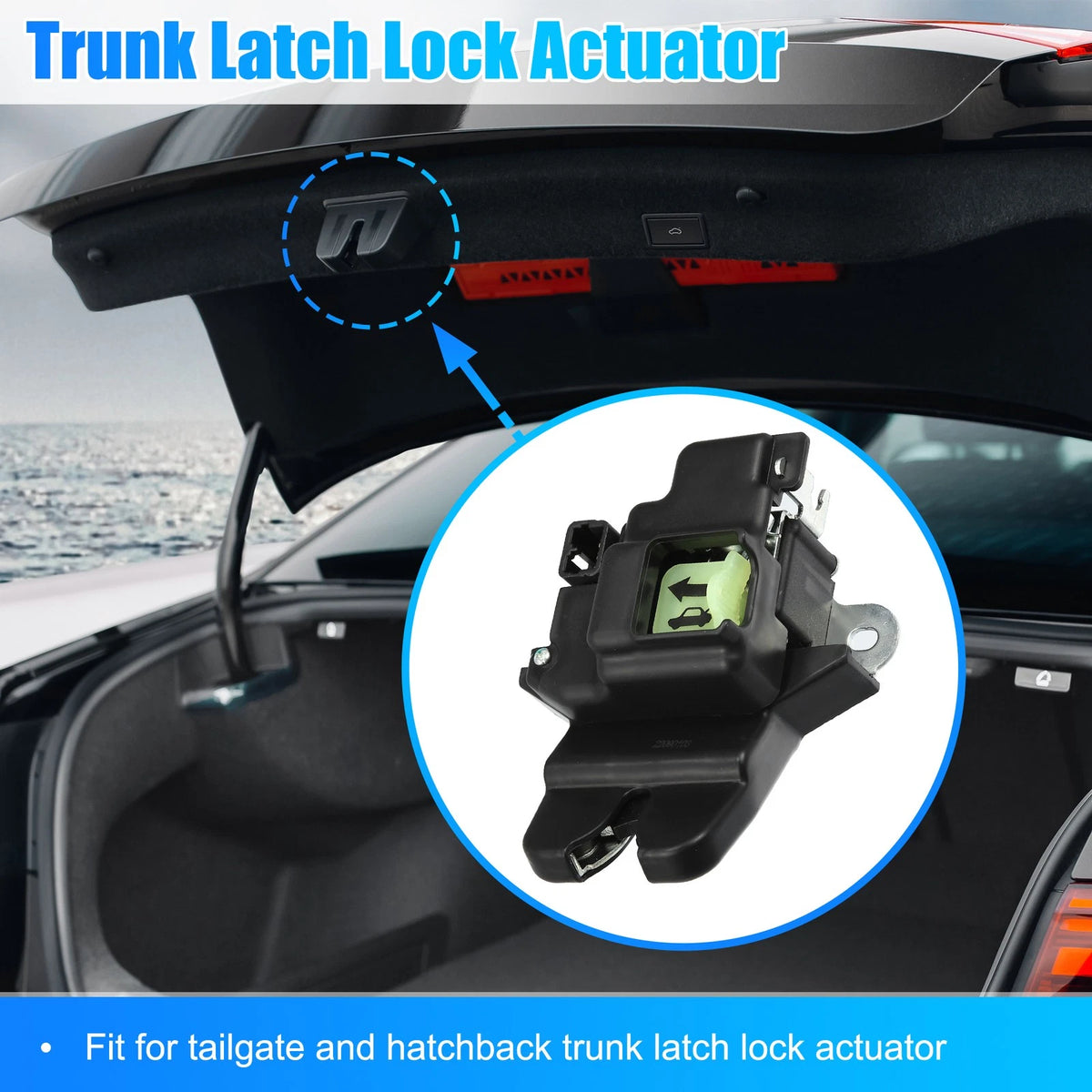 Rear Trunk Latch Lock Actuator Replacement for Hyundai Elantra and Kia (2011–2016)