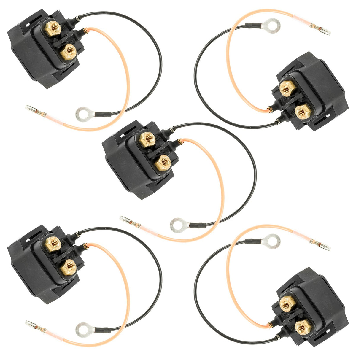 Starter Solenoid Relay Replacement for Yamaha GP1300 WaveRunner 2003–2008 (5-Pack)