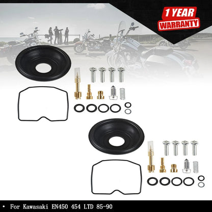 Carburetor Repair Kit for Kawasaki EN450/454 LTD (1985–1990)