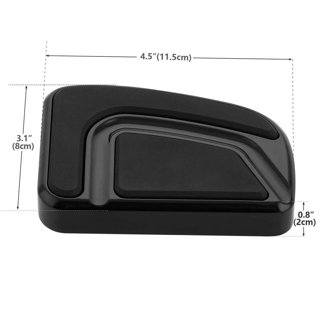 Black Large Brake Pedal for Harley Softail Slim (2012–2017)