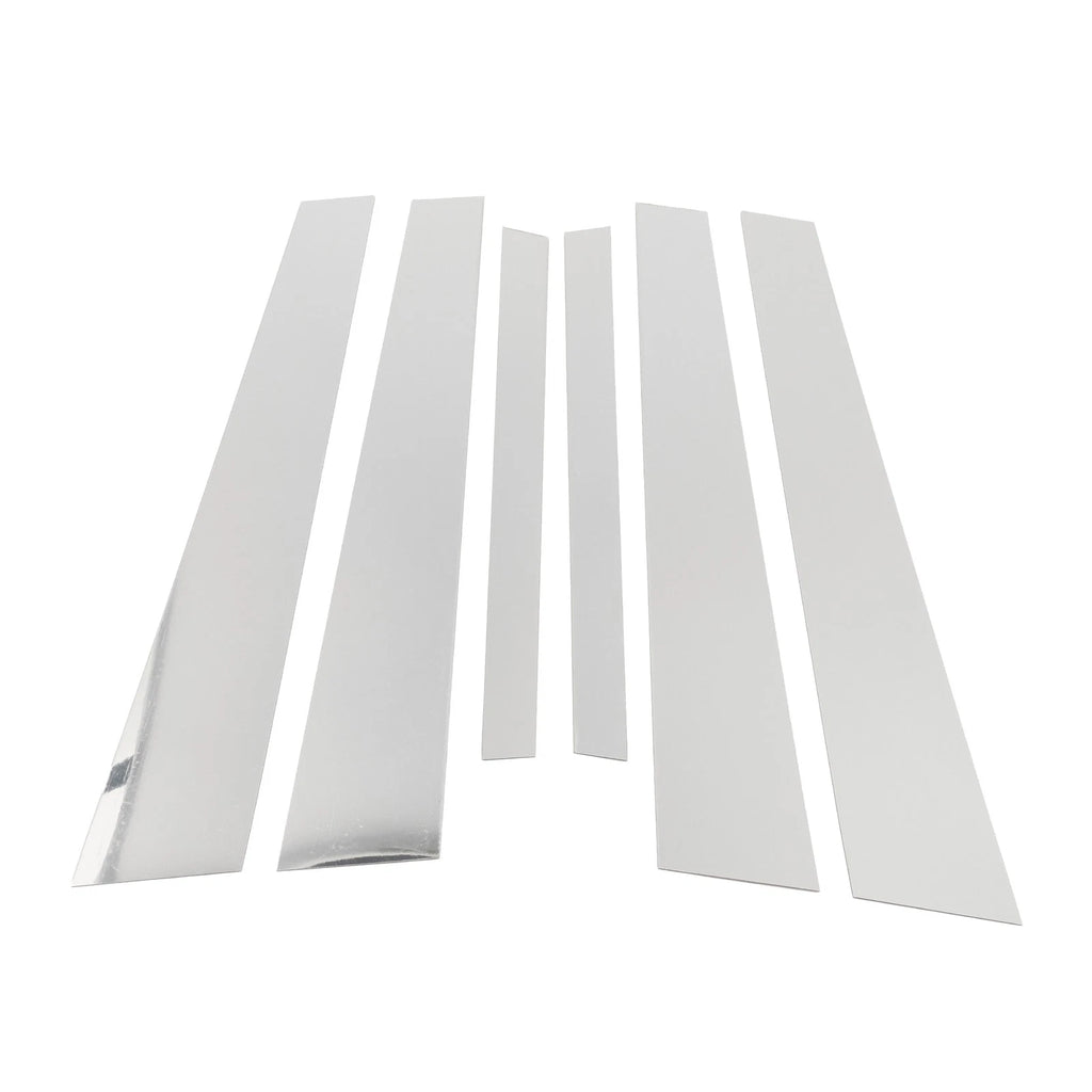 6 Pcs Door Pillar Window Trim Replacement for BMW 5-Series (2010–2014)