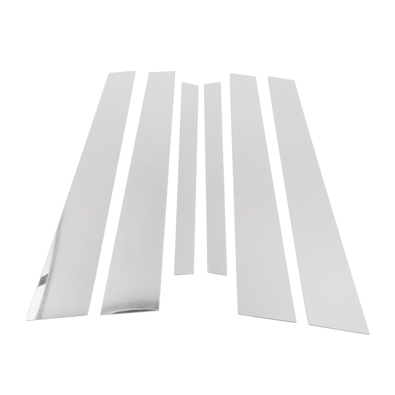 6 Pcs Door Pillar Window Trim Replacement for BMW 5-Series (2010–2014)