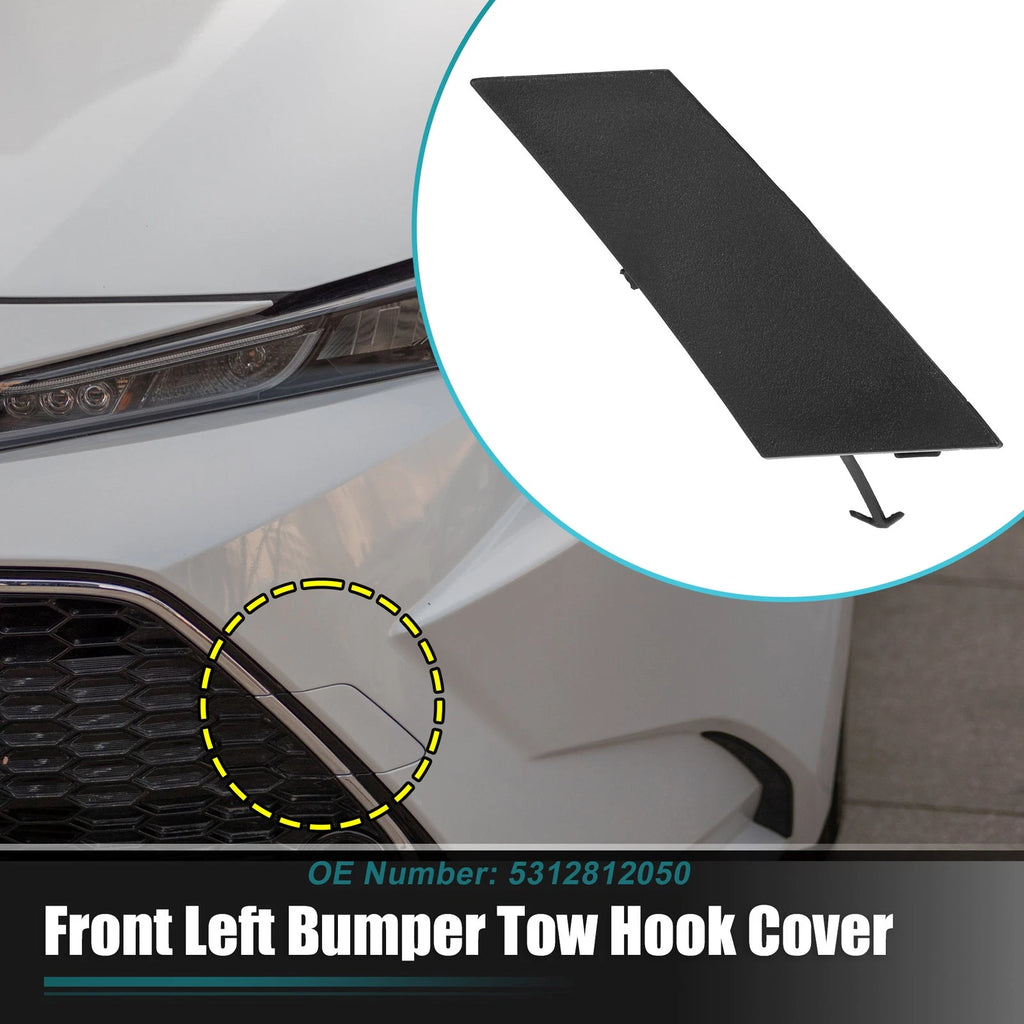 Tow Hook Cover Front Left Replacement for Toyota Corolla (2014–2016)