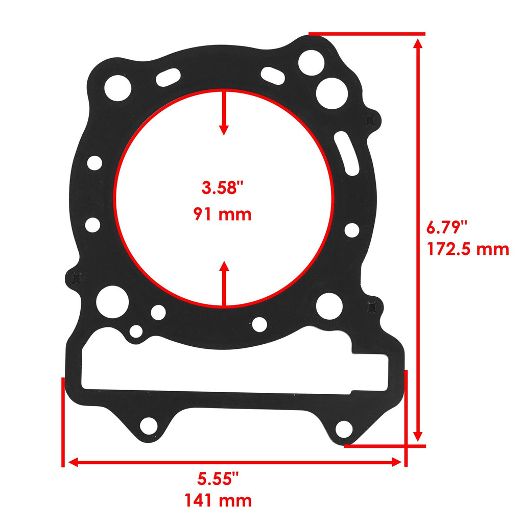 Cylinder Head Gasket Set for Suzuki DR-Z400 DRZ400 (2000–2004)