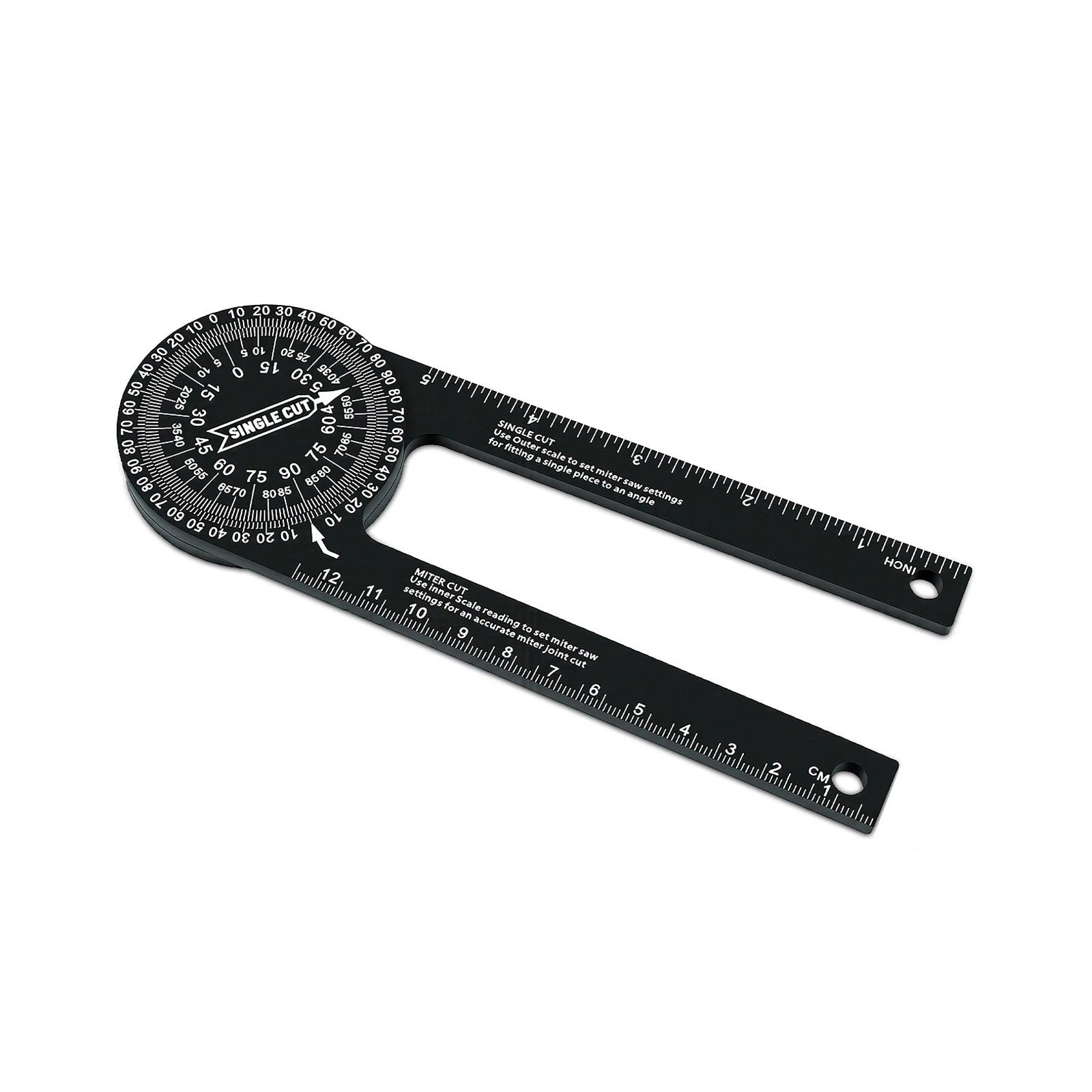 Aluminum Miter Saw Protractor for Fast Accurate Angle Readings