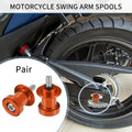 Motorcycle Swingarm Spools Replacement 6mm CNC for Stand Universal Pair (—)