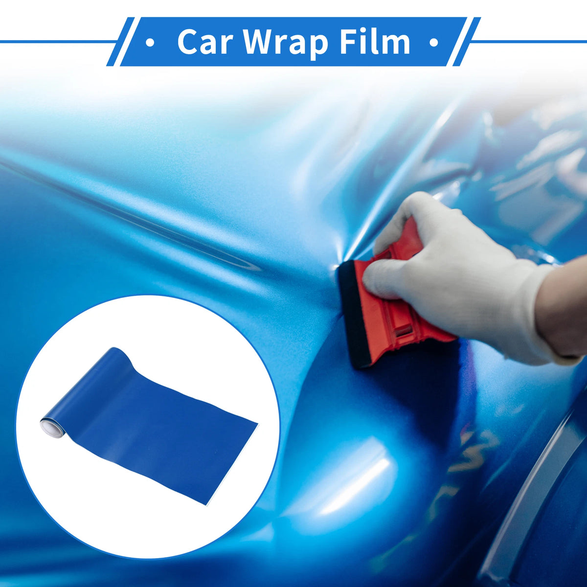 Matte Blue Car Wrap Film 0.5 ft x 59.84 inch - Exterior Interior Protective