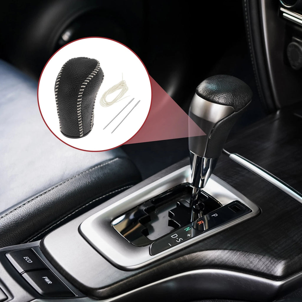 Gear Shift Knob Cover Replacement for Hyundai Tucson (2015–2018) Black Beige